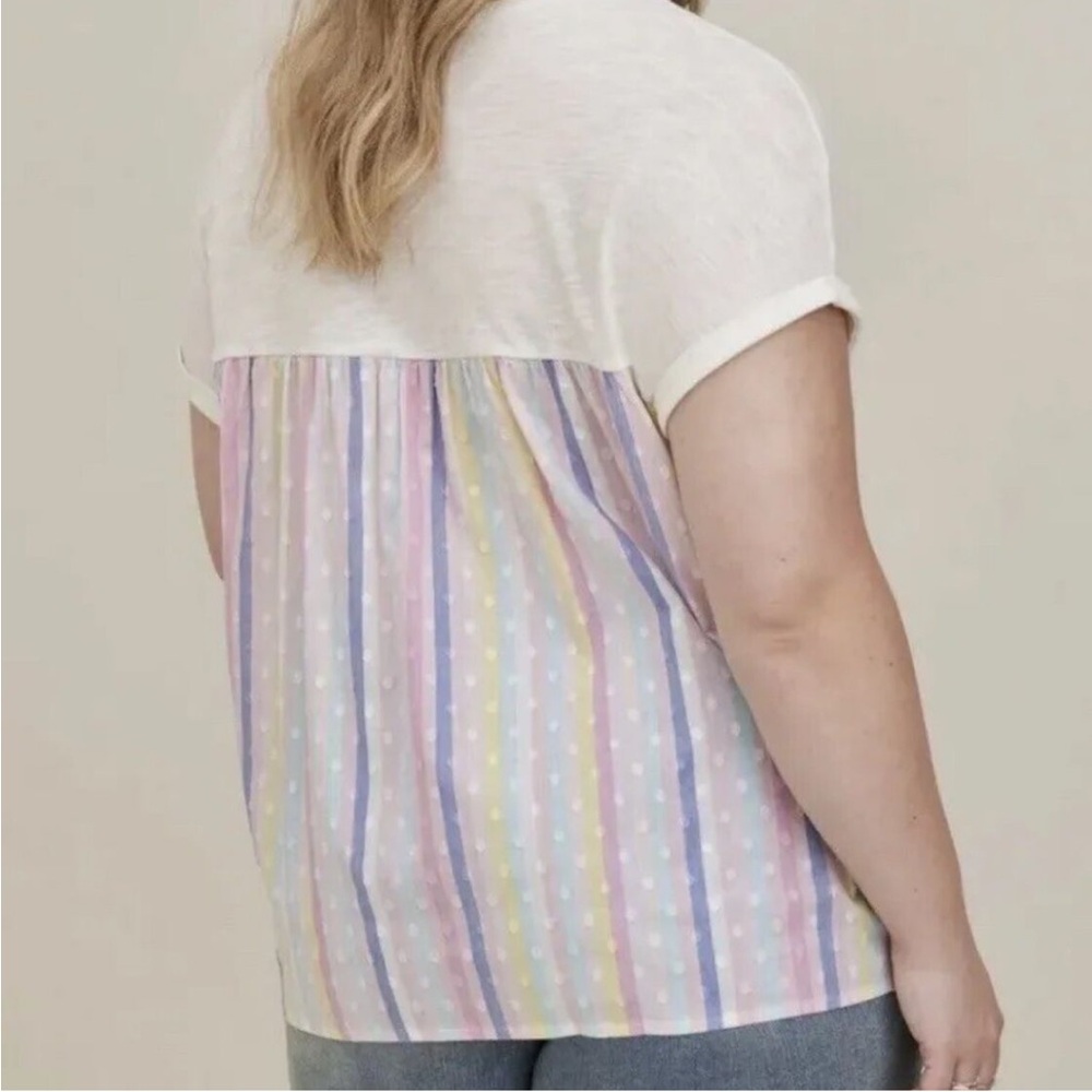 Torrid mixed media t shirt